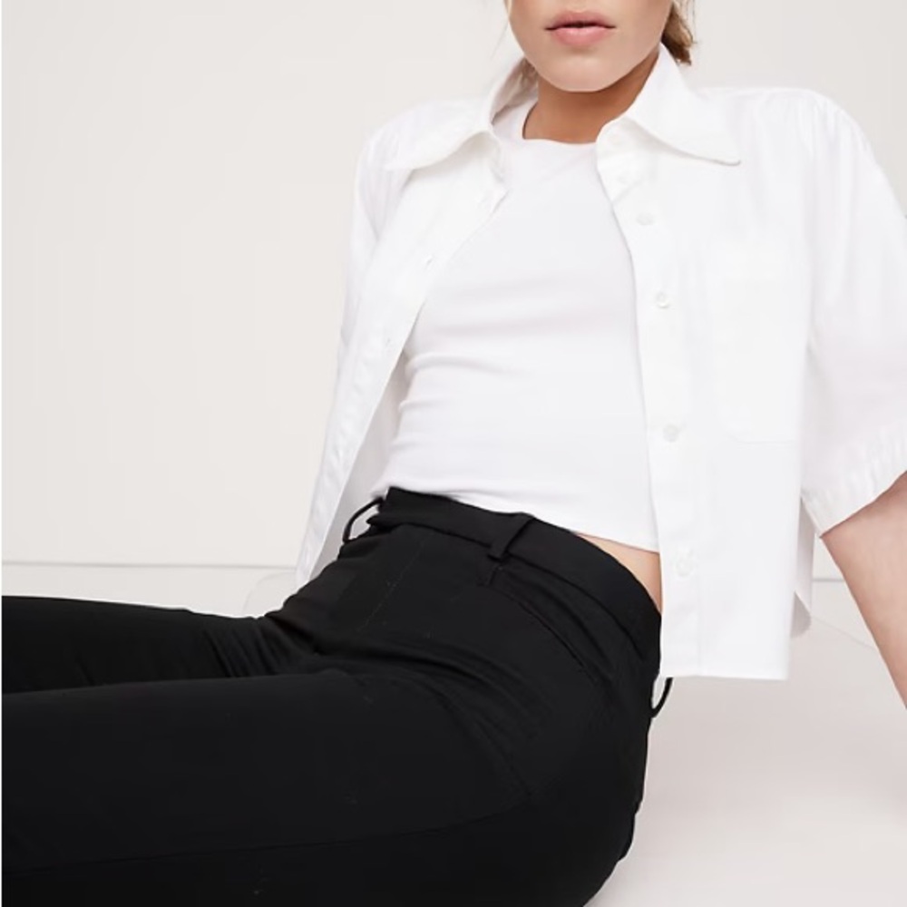 Women’s Banana Republic Black Sloan Pants